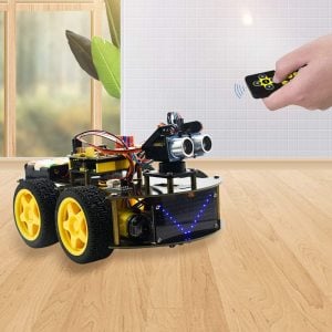 Keyestudio 4WD Multi BT Robot Araç Kiti Yükseltilmiş V2.0 / Arduino Robot Stem için / Programlama Robotu Araba / DIY Kiti
