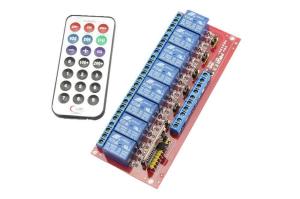 IR Kumandalı Röle Kartı 5V 8 Kanal