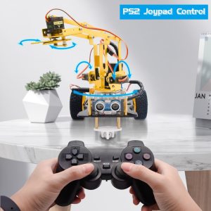 Keyestudio 4DOF Mekanik Kol Robot Araba Öğrenme Başlangıç Kiti / Android vs IOS