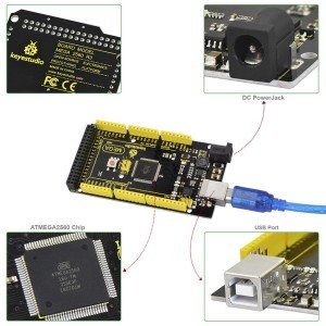 Keyestudio Mega 2560 R3 Gelişmiş Kart