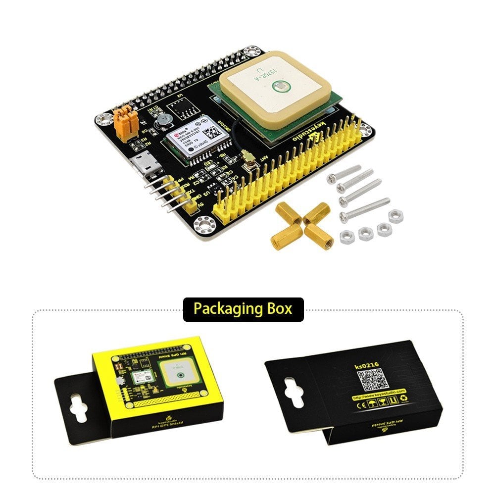 Keyestudio Raspberry Pi GPS Shield