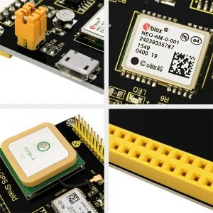 Keyestudio Raspberry Pi GPS Shield