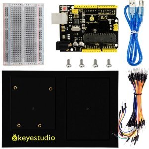 Keyestudio UNO R3 Kartı + 400 Pin Breadboard + Tabla + 65 Jumper Teller + USB Kablo / Arduino DIY Projesi için