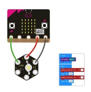 Keyestudio 1 W LED Modülü (BBC Micro Bit İçin)