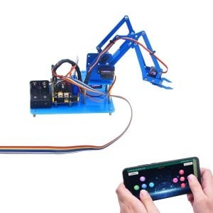 Keyestudio 4DF Mekanik PS2 Joystick Metalik Robot Kol Öğrenme Başlangıç Kiti V2.0