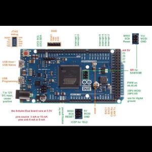 Arduino Due 3.3V Klon - USB Kablo Dahil