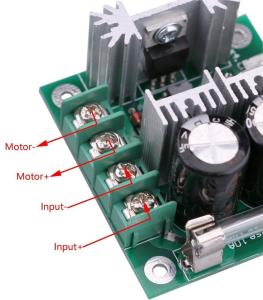12-40V 10A PWM DC Motor Kontrol Devresi - Motor Hız Kontrol