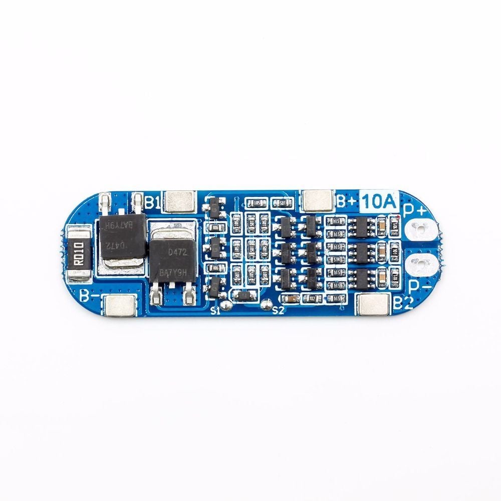 3S 10A BMS Lityum Li-ion Batarya Koruma Kartı 18650 Lipo